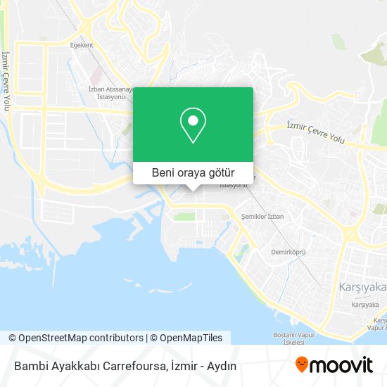 Bambi Ayakkabı Carrefoursa harita