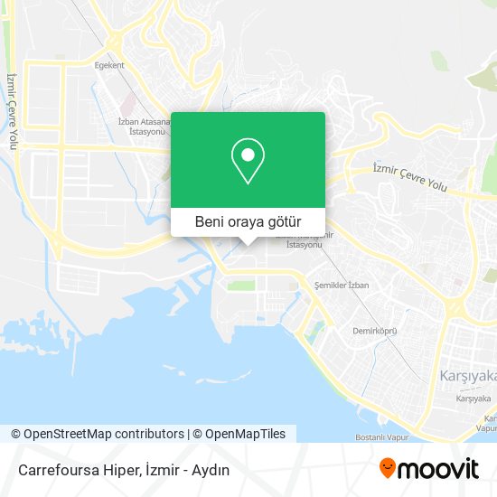 Carrefoursa Hiper harita