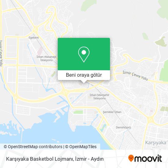 Karşıyaka Basketbol Lojmanı harita