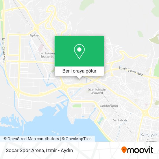 Socar Spor Arena harita