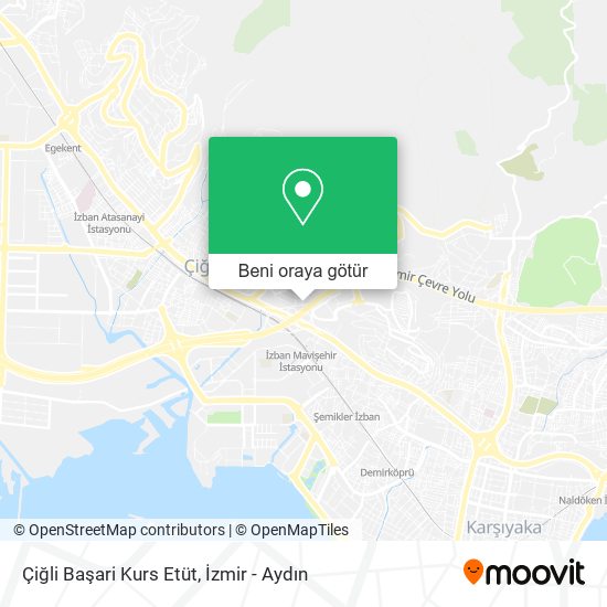 Çiğli Başari Kurs Etüt harita