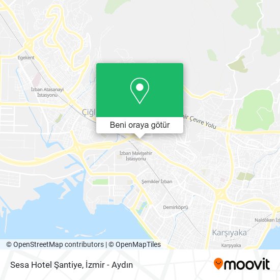 Sesa Hotel Şantiye harita
