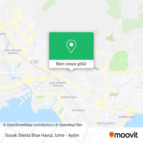 Soyak Siesta Blue Havuz harita