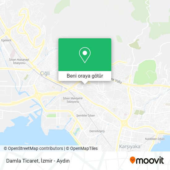Damla Ticaret harita
