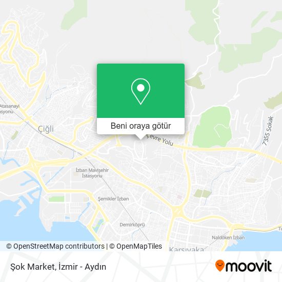 Şok Market harita