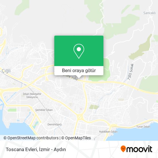 Toscana Evleri harita