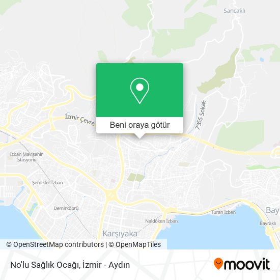 No'lu Sağlık Ocağı harita