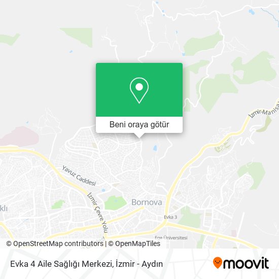 Evka 4 Aile Sağlığı Merkezi harita