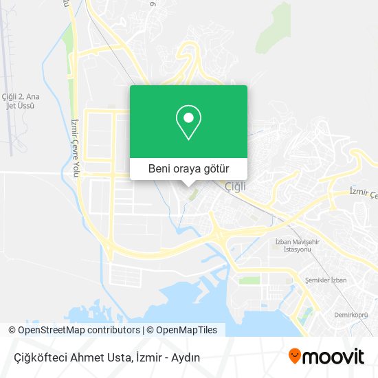 Çiğköfteci Ahmet Usta harita