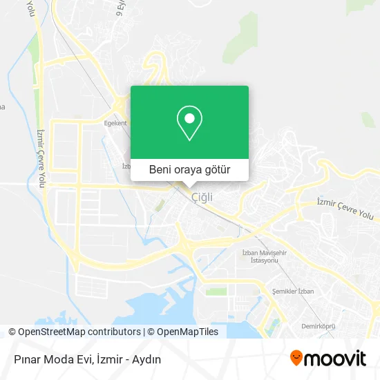 Pınar Moda Evi harita