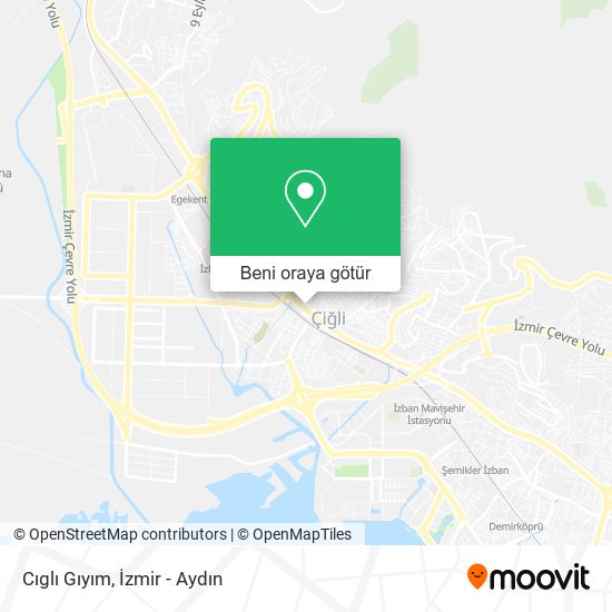Cıglı Gıyım harita