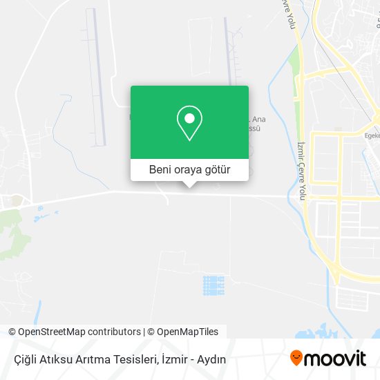 Çiğli Atıksu Arıtma Tesisleri harita