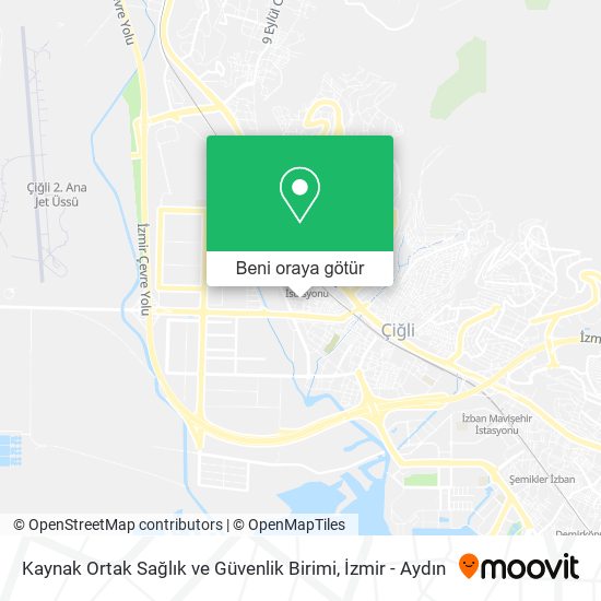 Kaynak Ortak Sağlık ve Güvenlik Birimi harita