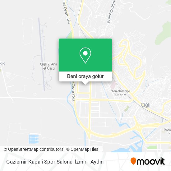 Gaziemir Kapali Spor Salonu harita