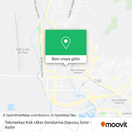 Tekmerkez-Ksk-Ulker Dondurma Deposu harita