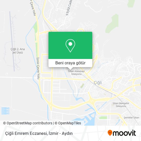 Çiğli Emrem Eczanesi harita