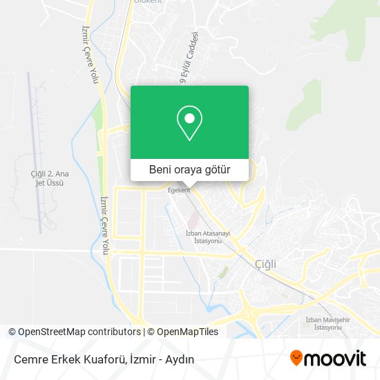 Cemre Erkek Kuaforü harita