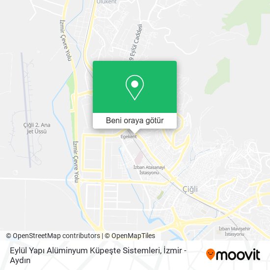 Eylül Yapı Alüminyum Küpeşte Sistemleri harita