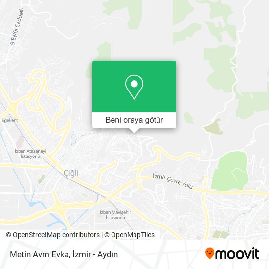 Metin Avm Evka harita