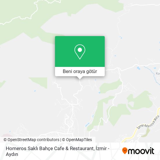 Homeros Saklı Bahçe Cafe & Restaurant harita