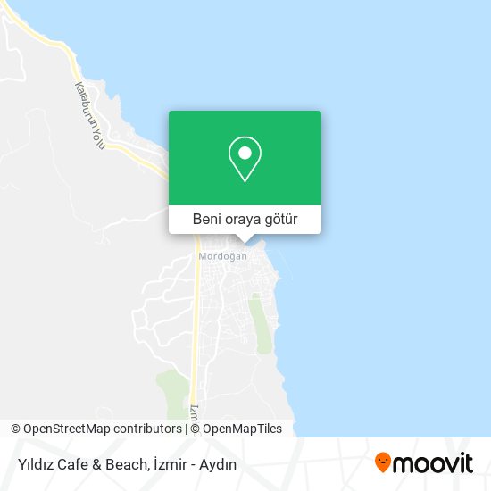 Yıldız Cafe & Beach harita