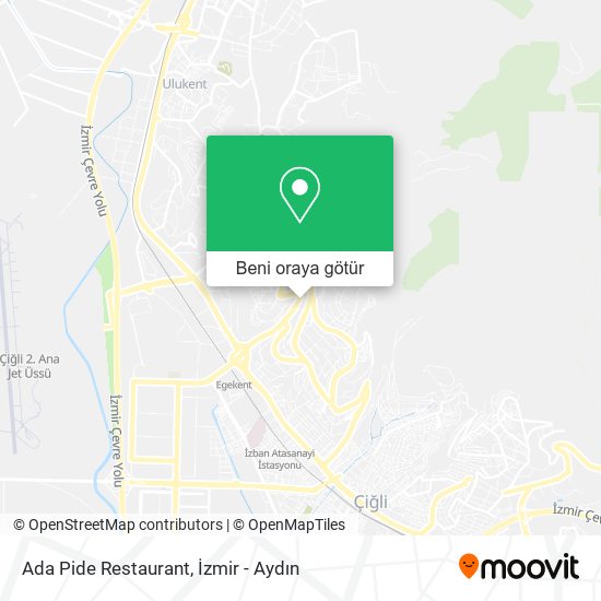 Ada Pide Restaurant harita