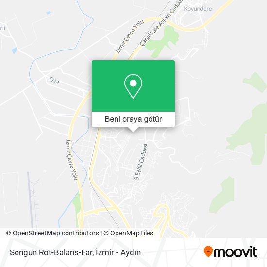 Sengun Rot-Balans-Far harita