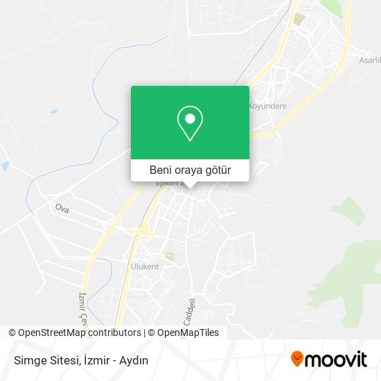 Simge Sitesi harita