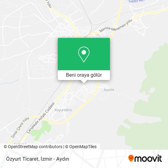 Özyurt Ticaret harita