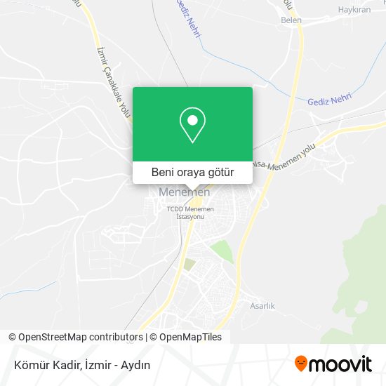 Kömür Kadir harita