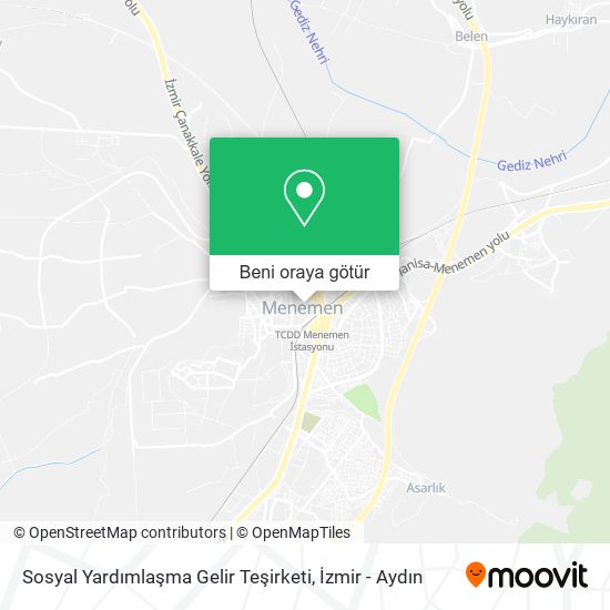 Sosyal Yardımlaşma Gelir Teşirketi harita