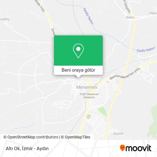 Altı Ok harita