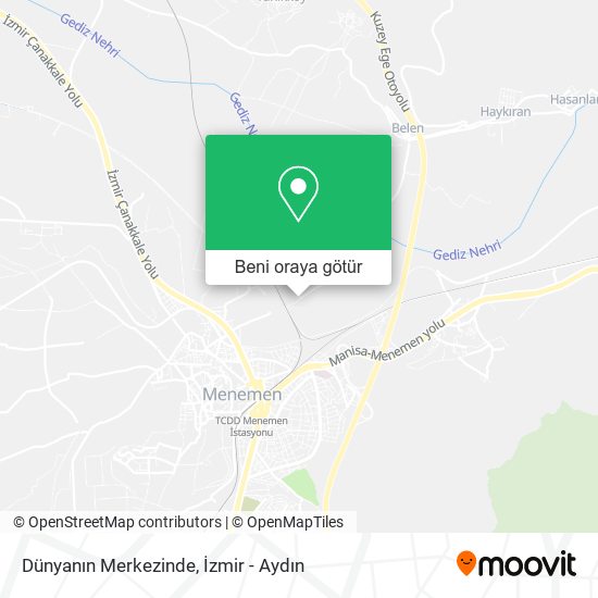 Dünyanın Merkezinde harita