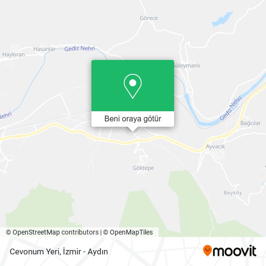 Cevonum Yeri harita