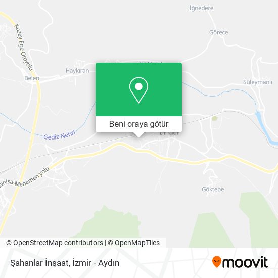 Şahanlar İnşaat harita