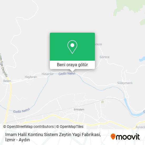 Imam Halil Kontinu Sistem Zeytin Yagi Fabrikasi harita