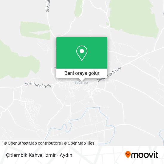 Çitlembik Kahve harita