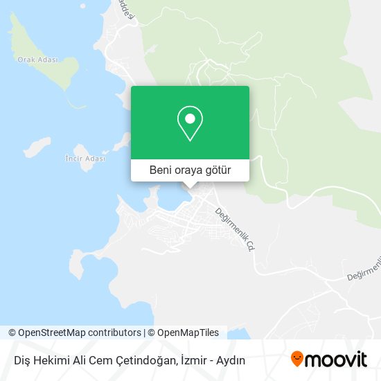 Diş Hekimi Ali Cem Çetindoğan harita