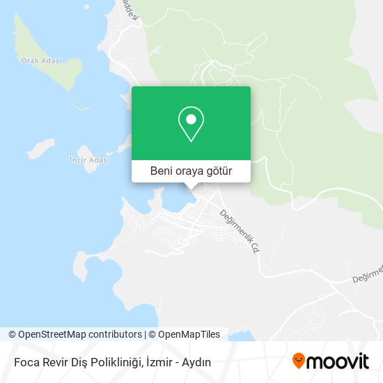 Foca Revir Diş Polikliniği harita
