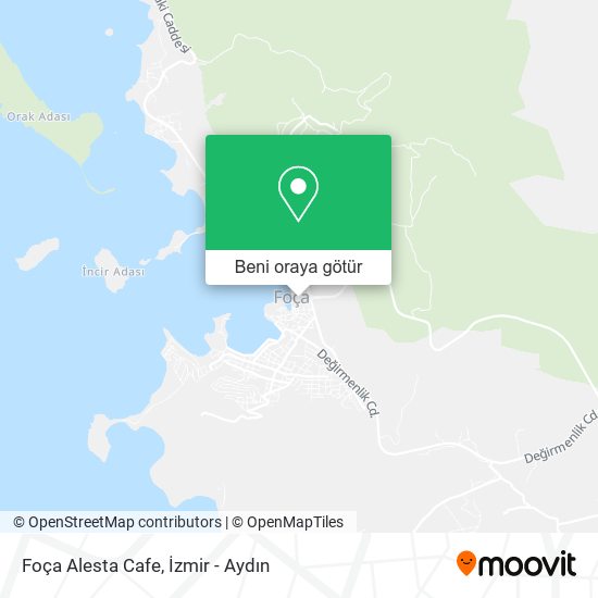 Foça Alesta Cafe harita