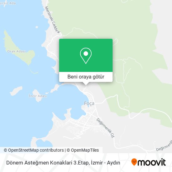 Dönem Asteğmen Konaklari 3.Etap harita