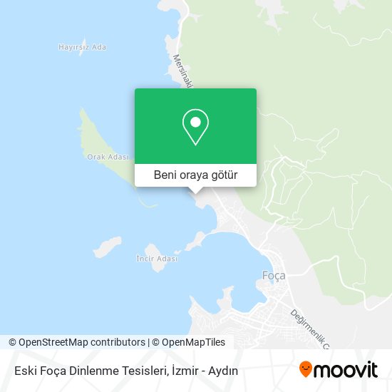 Eski Foça Dinlenme Tesisleri harita