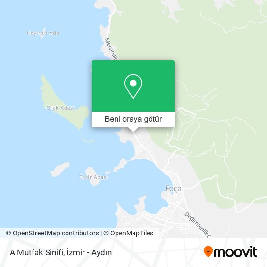 A Mutfak Sinifi harita