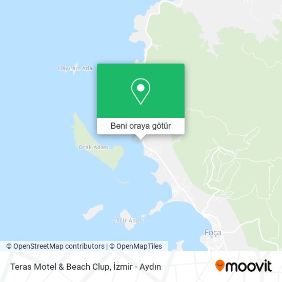 Teras Motel & Beach Clup harita