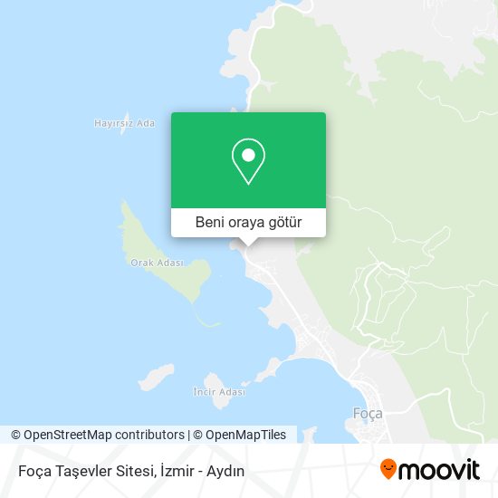 Foça Taşevler Sitesi harita