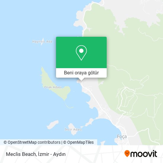 Meclis Beach harita