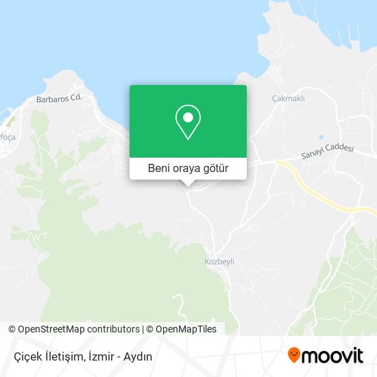 Çiçek İletişim harita