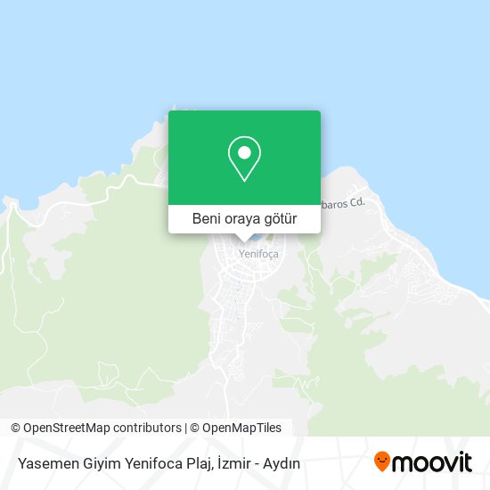 Yasemen Giyim Yenifoca Plaj harita