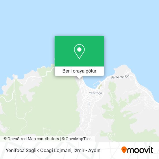 Yenifoca Saglik Ocagi Lojmani harita