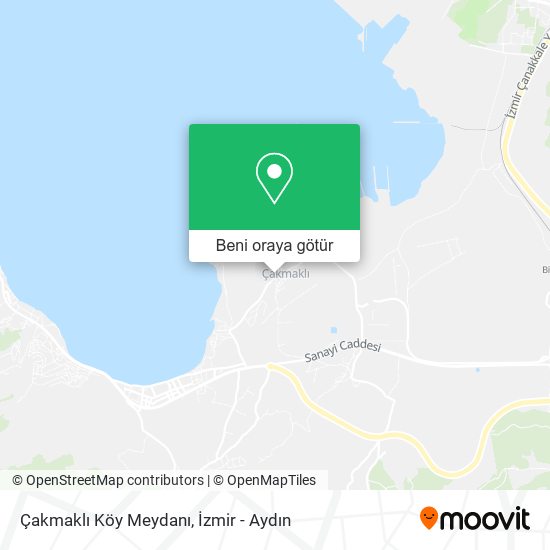 Çakmaklı Köy Meydanı harita